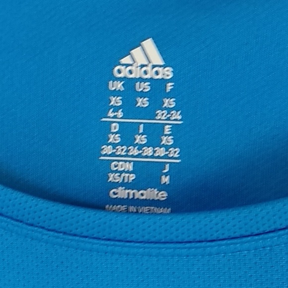 Adidas Running Dri-Fit top sz XS Royal Blue - Picture 5 of 7